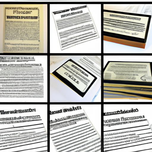 קולאז' המציג יתרונות שונים של התעודה